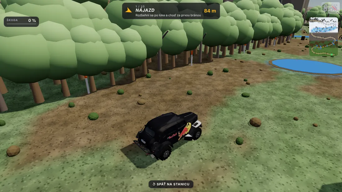 Offroad: Sugga v blate pri jazierku